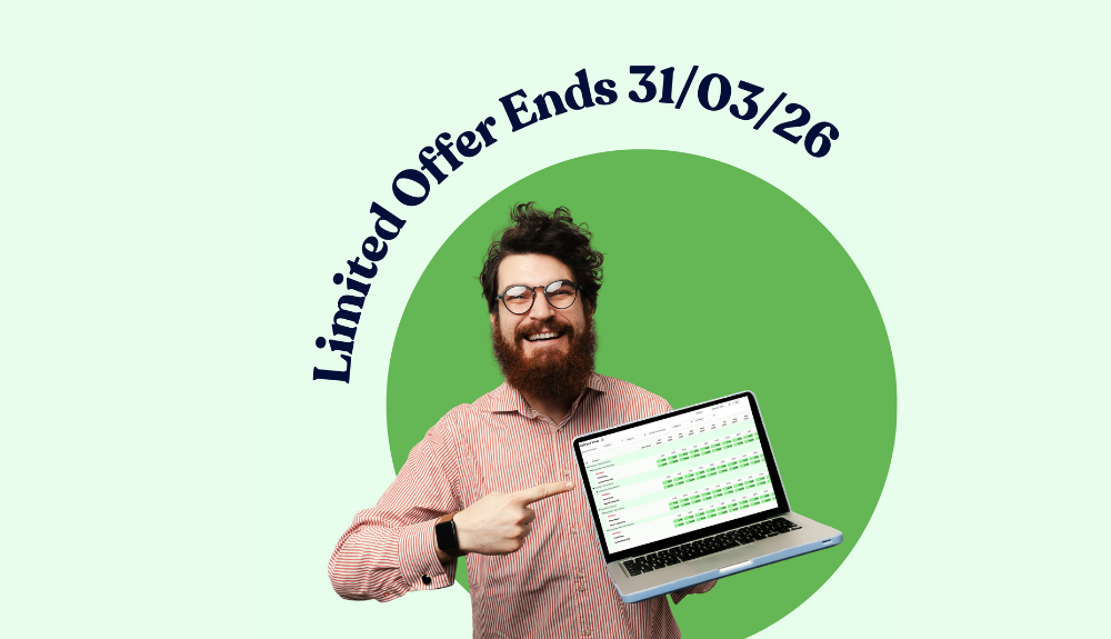 Limited-time 50% off offer displayed on Coretime dashboard for new site customers