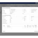 coretime purchase order requisition dashboard showing client, workstage, requisition number, currency and additional project details.